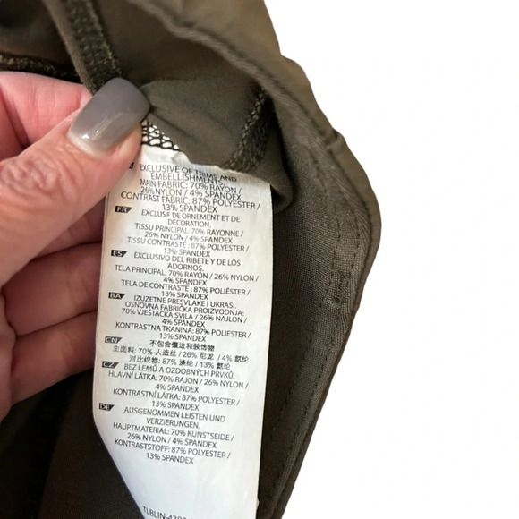 5.11 Tactical Women’s Raven Range Cropped Leggings in Olive Green Size XL - Picture 6 of 9